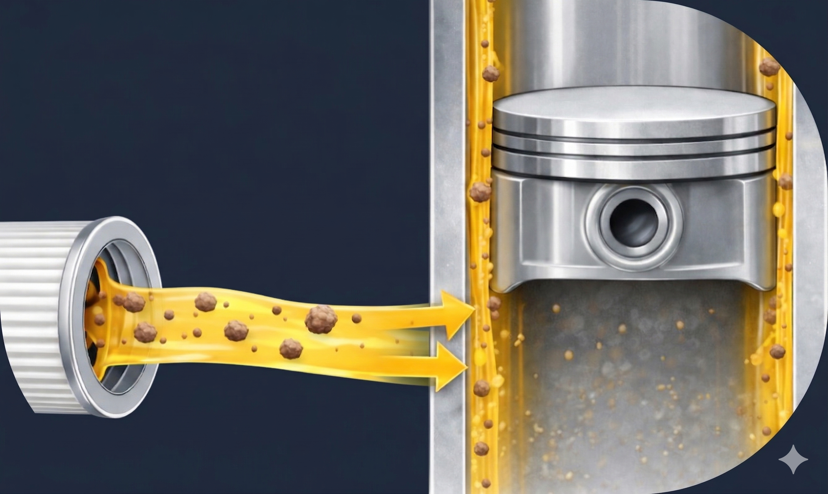 Загрязнённое масло